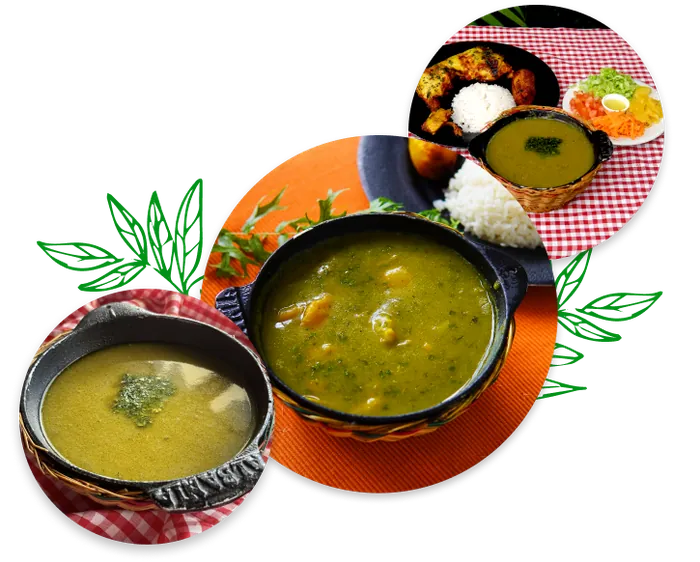 Sancocho de gallina en Albania Restaurante Campestre